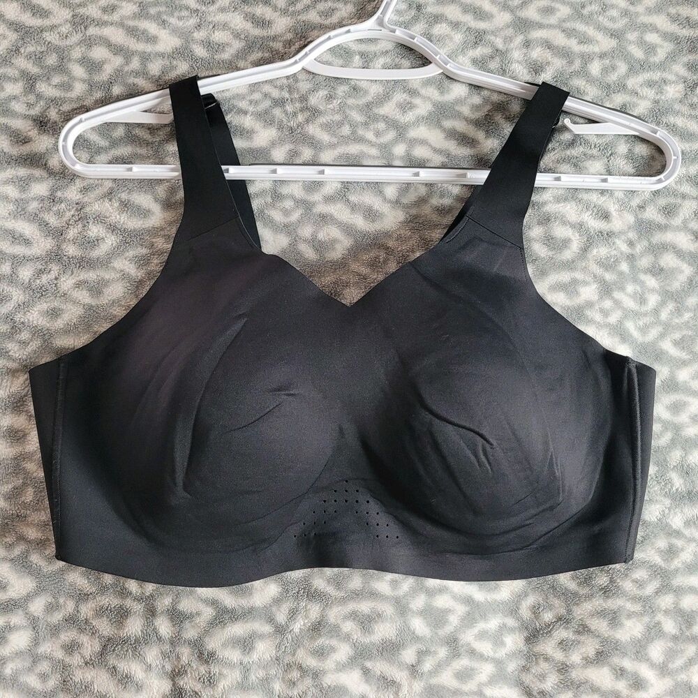 Brooks Womens Underwire Sports Bra Size 36DD Black High Impact Sports Bra 350078